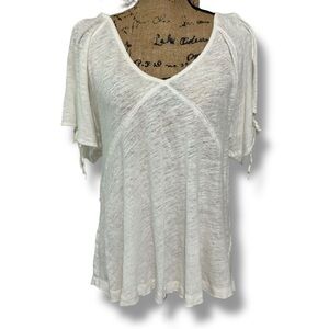 Free People White Women's Top Size Medium